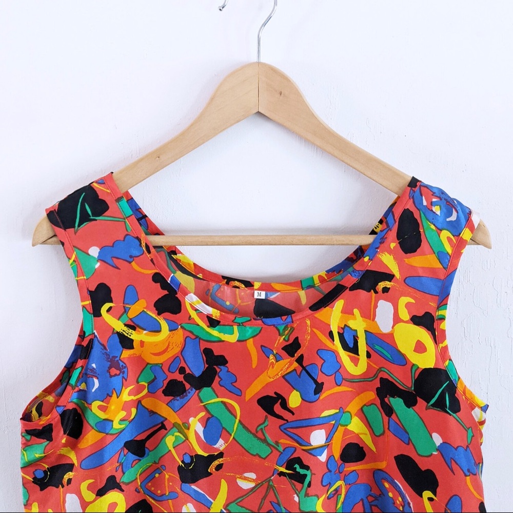 Artsy Silk Tank - Picture 4 of 6